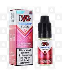 Strawberry Watermelon 50/50 By IVG Original E Liquid | 10ml Bottles, Strength & Size: 03mg • 10ml