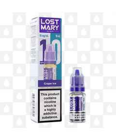 Grape Ice by Lost Mary E Liquid | 10ml Nic Salt, Strength & Size: 05mg • 10ml