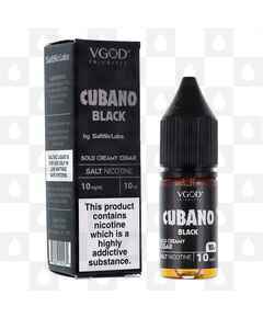 Cubano Black by VGOD E Liquid | 10ml Nic Salt, Strength & Size: 10mg • 10ml
