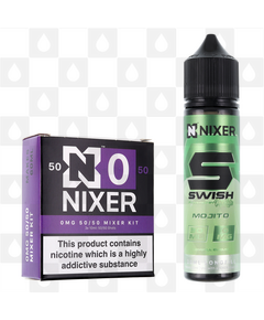 Mojito by Swish E Liquid | 60ml Longfill, Nicotine Type: Nicotine Free, Strength & Size: 0mg • 60ml • Inc. Shots (50/50)