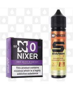 Orange Lemonade by Swish E Liquid | 60ml Longfill, Nicotine Type: Nicotine Free, Strength & Size: 0mg • 60ml • Inc. Shots (50/50)