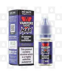 Blueberry Sour Raspberry by Vampire Vape Max E Liquid | 10ml Nic Salt, Strength & Size: 05mg • 10ml