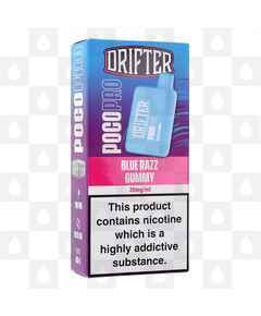 Drifter Poco Pro | Pre-Filled Vape Kit, Strength & Puff Count: 20mg • 600 Puffs, Flavour: Blue Razz Gummy