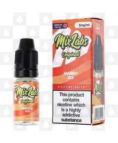 Mango Ice by Mix Labs E Liquid | 10ml Nic Salt, Strength & Size: 05mg • 10ml