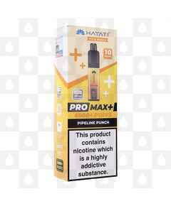 Hayati Pro Max Plus Pre-Filled Vape Kit, Strength & Puff Count: 10mg • 6000 Puffs, Flavour: Pipeline Punch