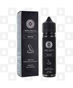 Silver by Montreal Original E Liquid | 06ml Longfill, Nicotine Type: Nicotine Free, Strength & Size: 00mg • Makes 56ml • Inc. Shots