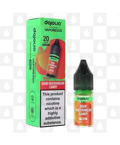 Sour Watermelon Candy by Dojoliq | Vaporesso E Liquid | 10ml Nic Salt, Strength & Size: 10mg • 10ml