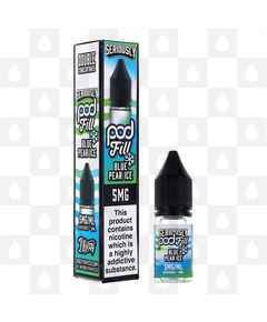 Blue Pear Ice by Seriously Pod Fill E Liquid | 10ml Nic Salt, Strength & Size: 05mg • 10ml