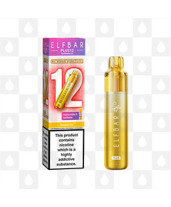 Elf Bar Plus 12 Prefilled Pod Kit, Strength & Puff Count: 20mg • 12,000 Puffs, Flavour: Banana Ice