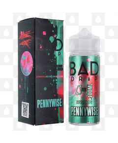 Pennywise by Bad Drip E Liquid | 100ml Short Fill, Strength & Size: 0mg • 100ml (120ml Bottle)