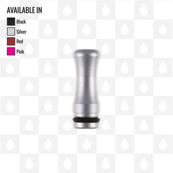 510 Anodised Aluminium Drip Tip (Choice Of Colours), Selected Colour: Silver