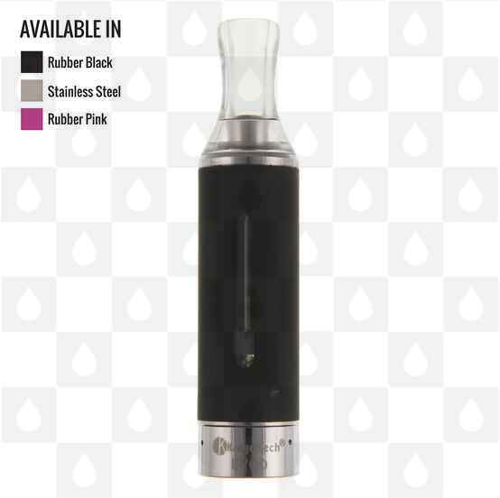 Kanger Evod Clear Cartomizer / Tank, Selected Colour: Rubber Black, Ohm: 2.2