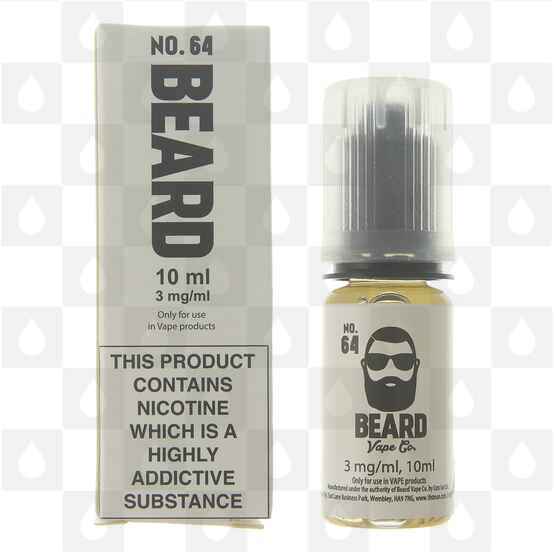 No. 64 by Beard Vape Co E Liquid | 10ml Bottles, Nicotine Strength: 0mg, Size: 10ml