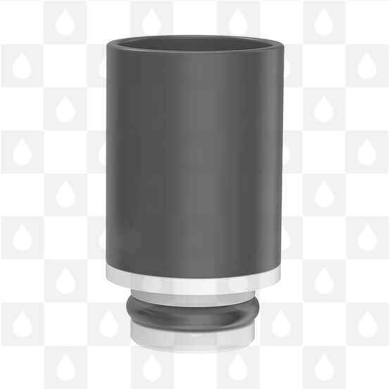 Vaporshark Un-crustable 2.0 Wide Bore Drip Tip, Selected Colour: White / Black, O-Ring: Single