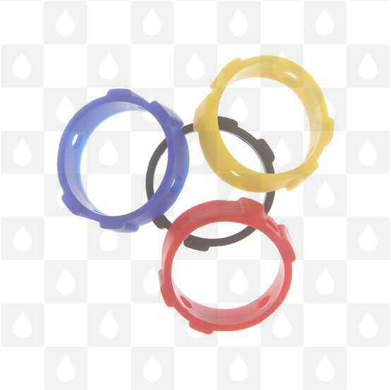 Coloured Bands For The Aromamizer by Steam Crave, Selected Colour: Yellow, Air Holes: 2