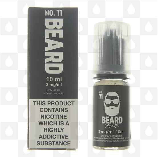 No. 71 by Beard Vape Co E Liquid | 10ml Bottles, Nicotine Strength: 3mg, Size: 10ml