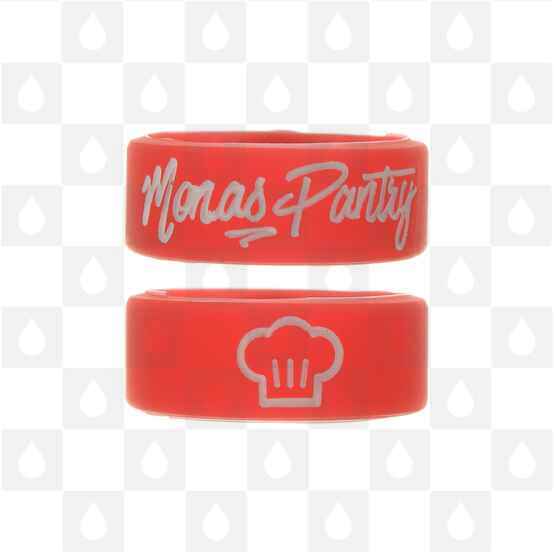 22mm Vape Bands by Monas Pantry, Selected Colour: Red 