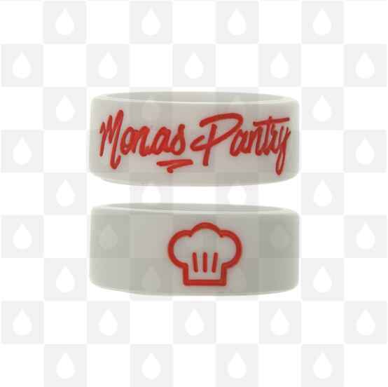 22mm Vape Bands by Monas Pantry, Selected Colour: White 