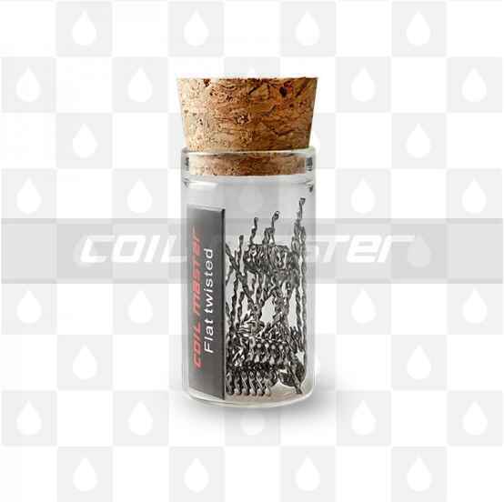Coil Master Ready Made Coils in Glass Jars, Pack Size: 10 Coils In Glass Jar, Species: Flat Twisted