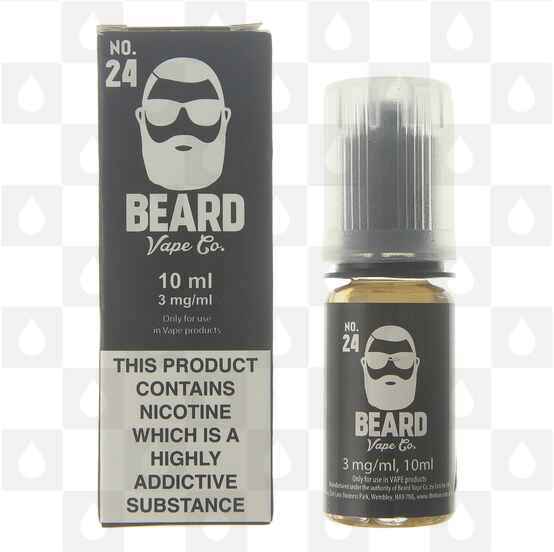 No. 24 by Beard Vape Co E Liquid | 10ml Bottles, Nicotine Strength: 3mg, Size: 10ml