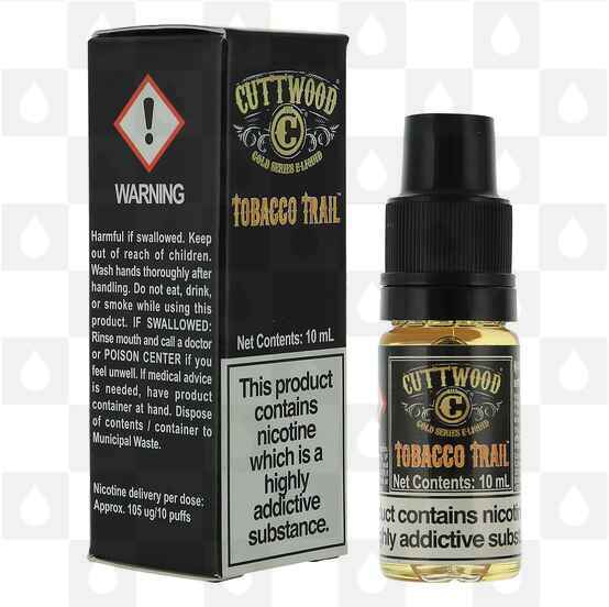 Cuttwood Tobacco Trail E Liquid | 10ml Bottles, Nicotine Strength: 0mg, Size: 10ml (1x10ml)