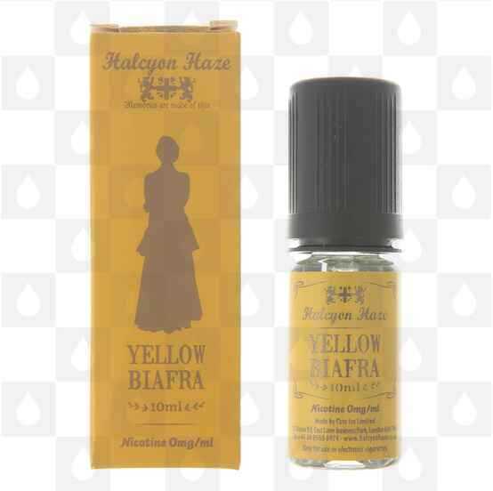 Yellow Biafra by Halcyon Haze E Liquid | 10ml Bottles, Nicotine Strength: 0mg, Size: 10ml (1x10ml)