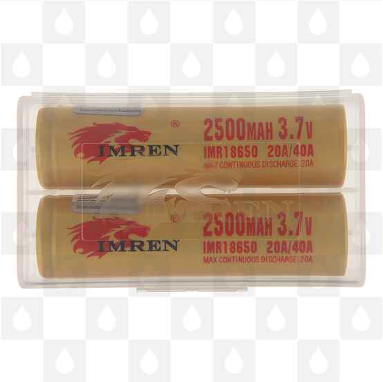 Imren IMR | 18650 Mod Battery | Pair with Case