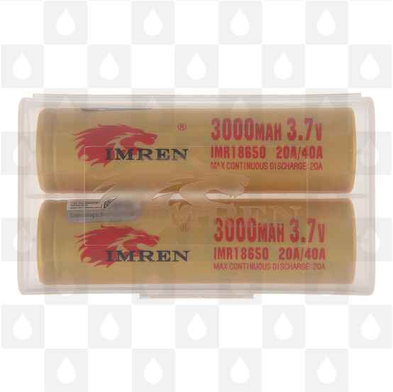 Imren IMR | 18650 Mod Battery | Pair with Case
