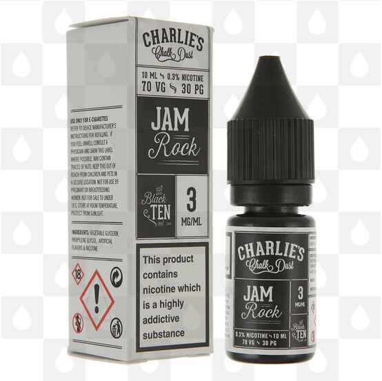 Jam Rock by Charlies Chalk Dust E Liquid | 10ml Bottles, Nicotine Strength: 0mg, Size: 10ml (1x10ml)