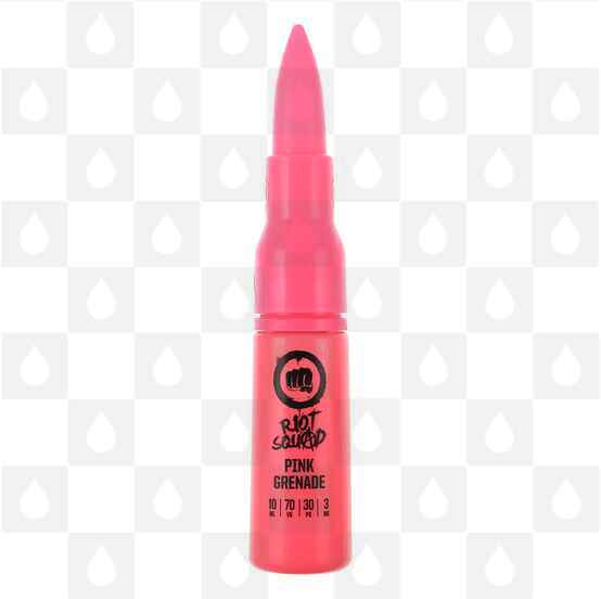 Pink Grenade By Riot Squad E Liquid | 10ml Bottles, Nicotine Strength: 0mg, Size: 10ml (1x10ml)