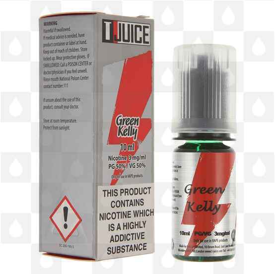 Green Kelly by T-Juice E Liquid | 10ml Bottles, Strength & Size: 03mg • 10ml • Out Of Date