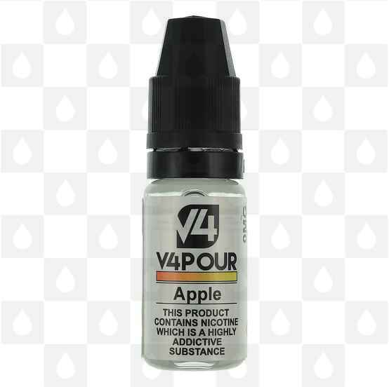 Apple by V4 V4POUR E Liquid | 10ml Bottles, Nicotine Strength: 0mg, Size: 10ml (1x10ml)