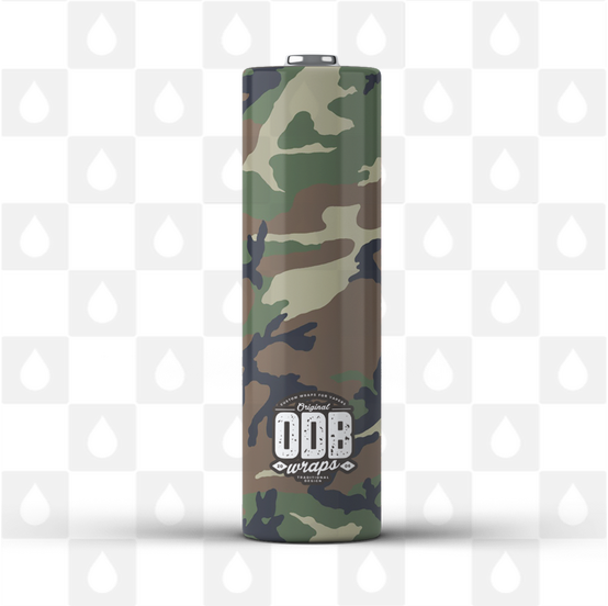 Camo Battery Wraps by ODB Wraps, Size: 18650