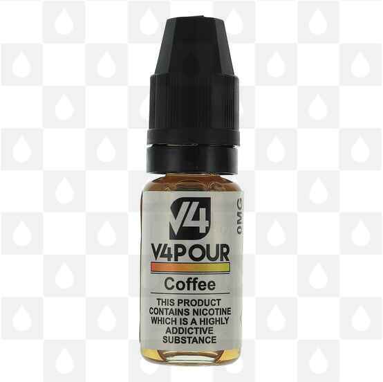 Coffee by V4 V4POUR E Liquid | 10ml Bottles, Nicotine Strength: 0mg, Size: 10ml (1x10ml)