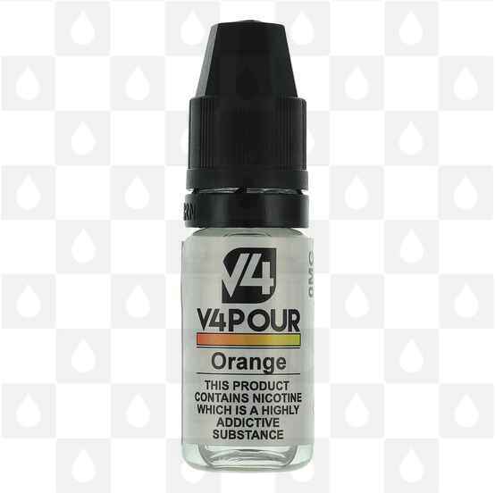 Orange by V4 V4POUR E Liquid | 10ml Bottles, Nicotine Strength: 0mg, Size: 10ml (1x10ml)