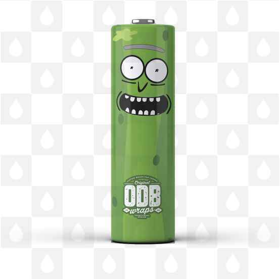 Pickle Rick Battery Wraps by ODB Wraps - Limited Edition!, Size: 18650