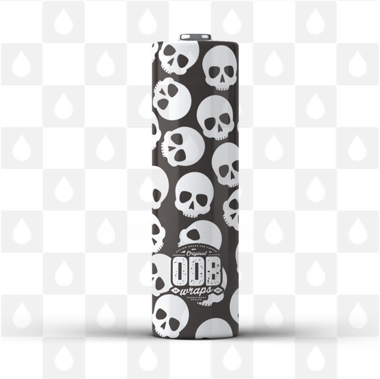 Skull 18650 Battery Wraps by ODB Wraps