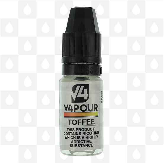 Toffee by V4 V4POUR E Liquid | 10ml Bottles, Nicotine Strength: 3mg, Size: 10ml (1x10ml)