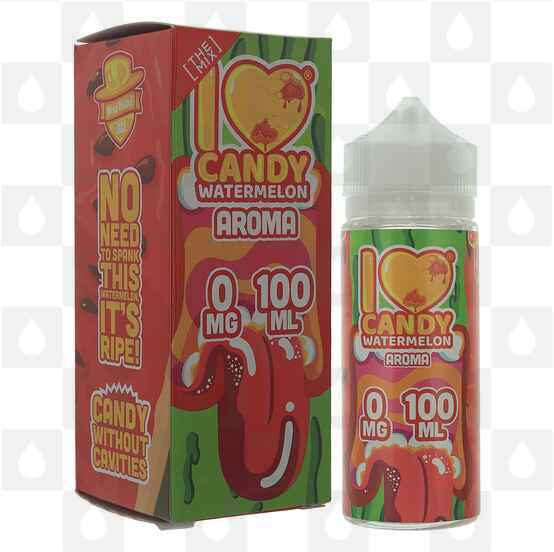 Watermelon I Love Candy by Mad Hatter E Liquid - 50ml & 100ml Short Fill, Size: 50ml (60ml Bottle) 