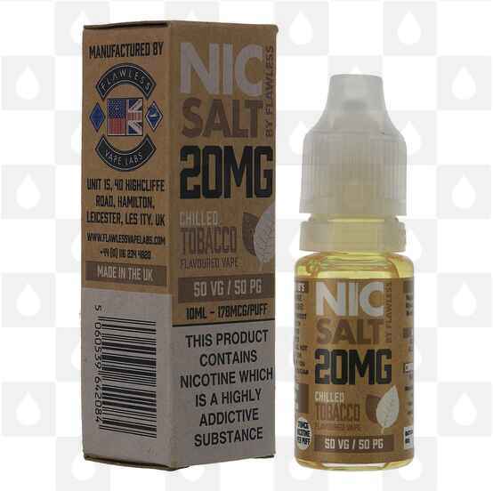 Chilled Tobacco | Nic Salt by Flawless E Liquid | 10ml Bottles, Strength & Size: 20mg • 10ml • Out Of Date