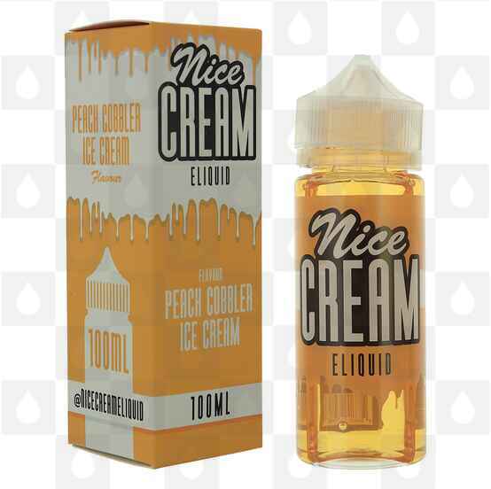 Peach Cobbler Ice Cream by Nice Cream E Liquid | 100ml Shortfill