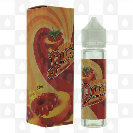 Peach & Raspberry by Burst Duo E Liquid | 50ml Short Fill