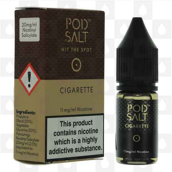 Cigarette Nicotine Salt by Pod Salt E Liquid | 10ml Bottles, Nicotine Strength: 11mg (20mg) Nic Salt, Size: 10ml