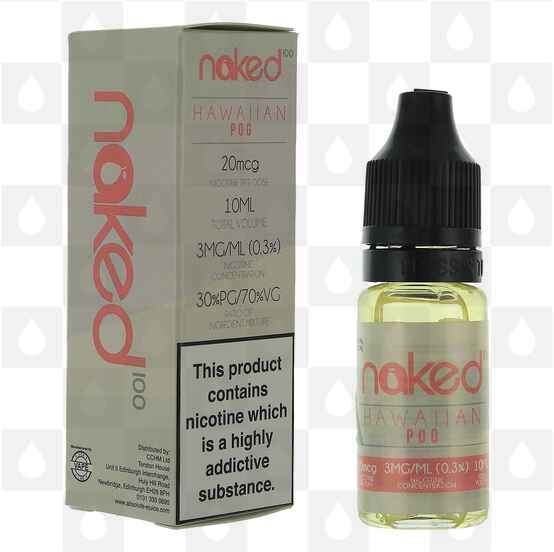 Hawaiian Pog by Naked 100 E Liquid | 10ml Bottles, Nicotine Strength: 3mg, Size: 10ml (1x10ml)
