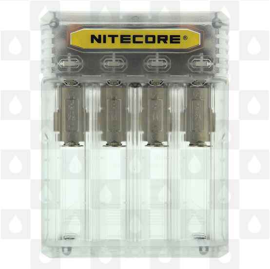 Nitecore Q4 Charger, Selected Colour: Clear