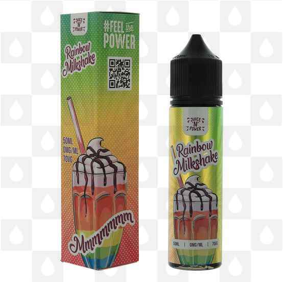 Rainbow Milkshake by Juice N Power E Liquid | 50ml Short Fill, Strength & Size: 0mg • 50ml (60ml Bottle)