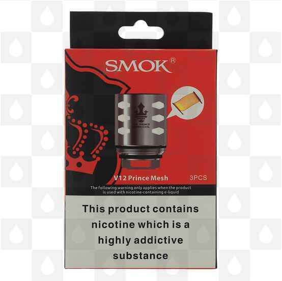 TFV12 Prince Replacement Coils by Smok, Type: V12P-Mesh (0.15 Ohm - 40-80w - Best 60-70w)