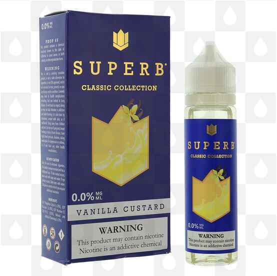 Vanilla Custard by Superb E Liquid | Classic Collection | 50ml Short Fill