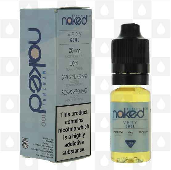 Very Cool by Naked 100 E Liquid | 10ml Bottles, Nicotine Strength: 3mg, Size: 10ml (1x10ml)