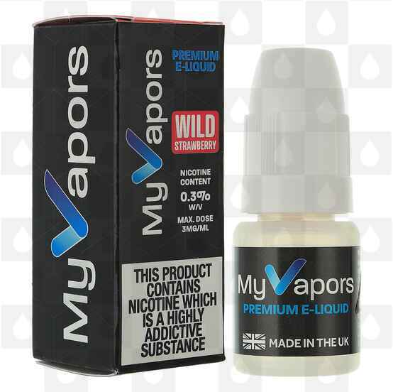 Wild Strawberry by My Vapors E Liquid | 10ml Bottles, Strength & Size: 06mg • 10ml • Out Of Date